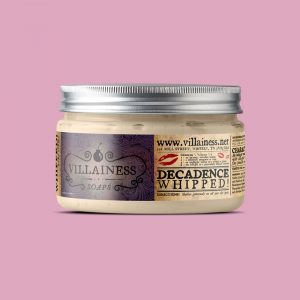 Villainess Soaps body scrub packaging design by Noisy Ghost Co.