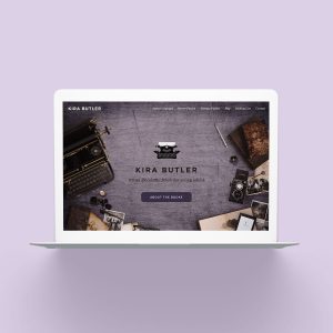Website Design for KiraButler.com, YA Author