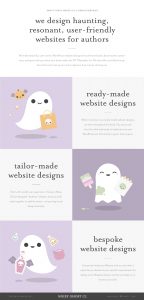 Noisy Ghost Co.'s Website Design Services and Products for Authors